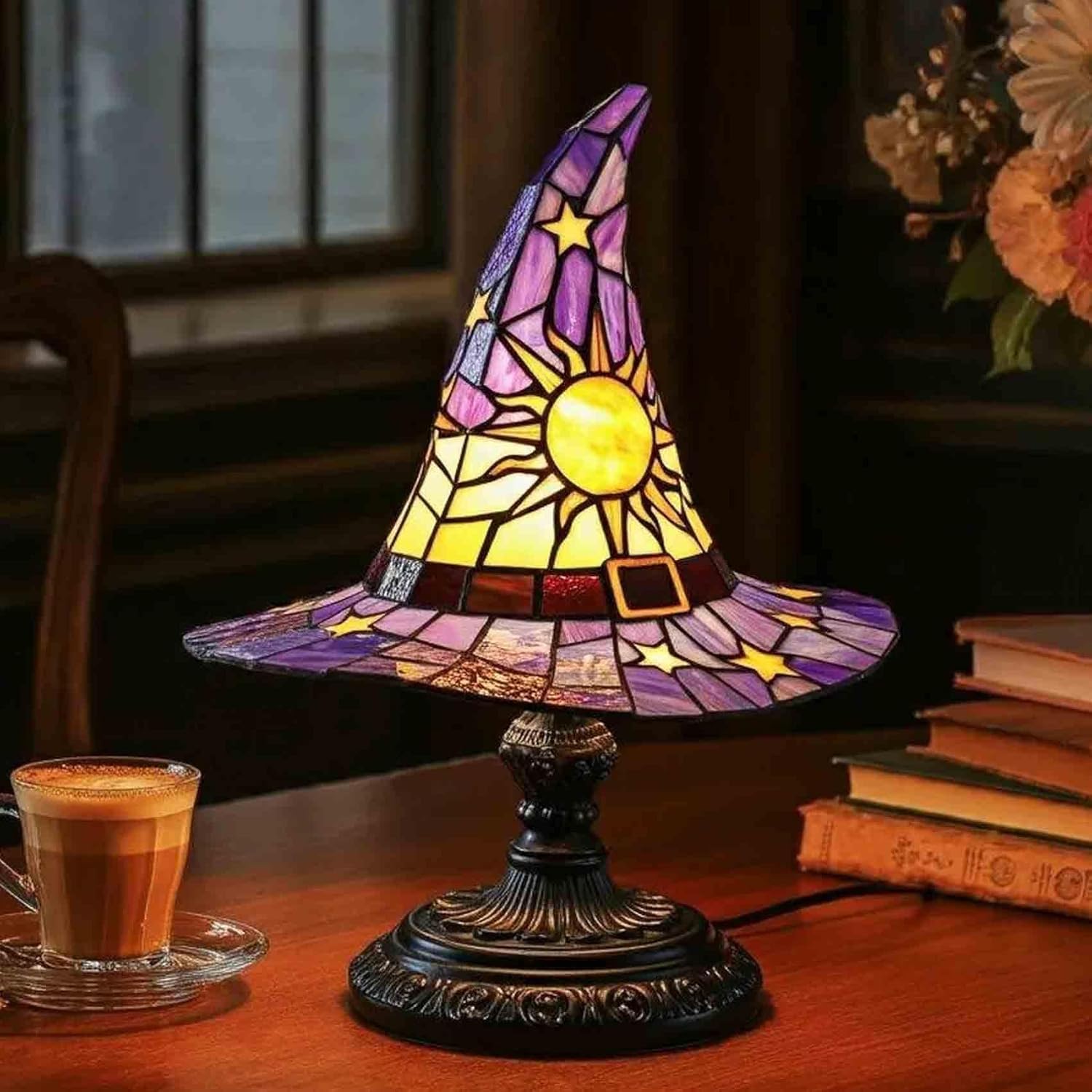 Čarobnjački šešir — Vitražna lampa
