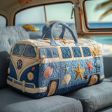 Prošivena putna torba Hipi kombi na plaži