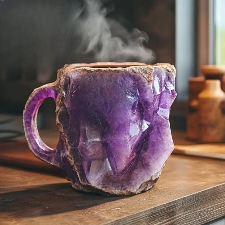 Krystalem infuzovane mineralni kavove hrnky
